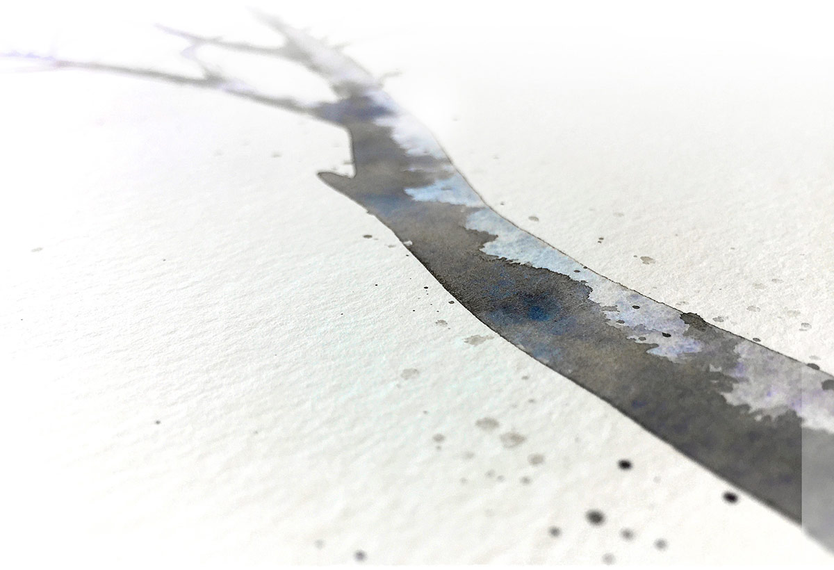 Atelier Frédéric Grand aquarelle arbre Atelier Frédéric Grand aquarelle arbre