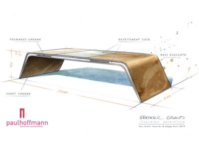 Concept de mobilier Paul Hoffmann